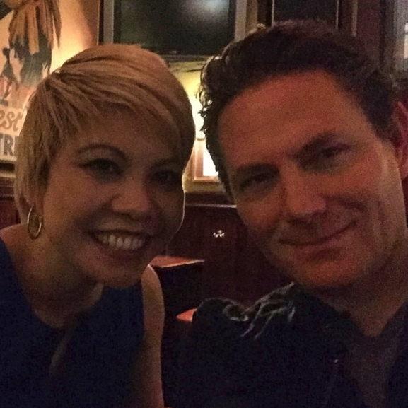 Our first selfie together! This was taken on our first Valentine's Day!