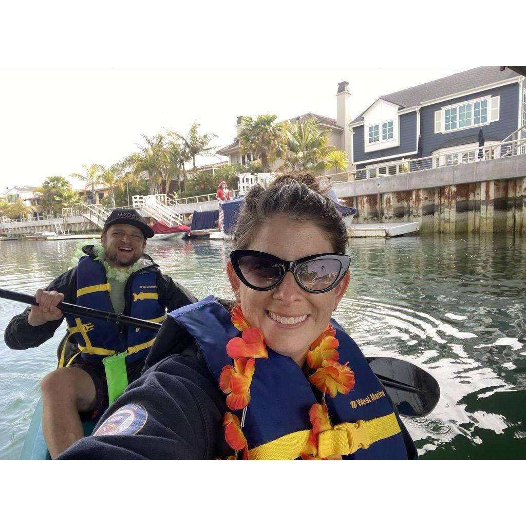 Kayaking the canals