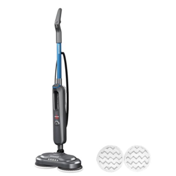 BISSELL SpinWave SmartSteam Scrubbing Steam Mop with Rotating Mop Pads