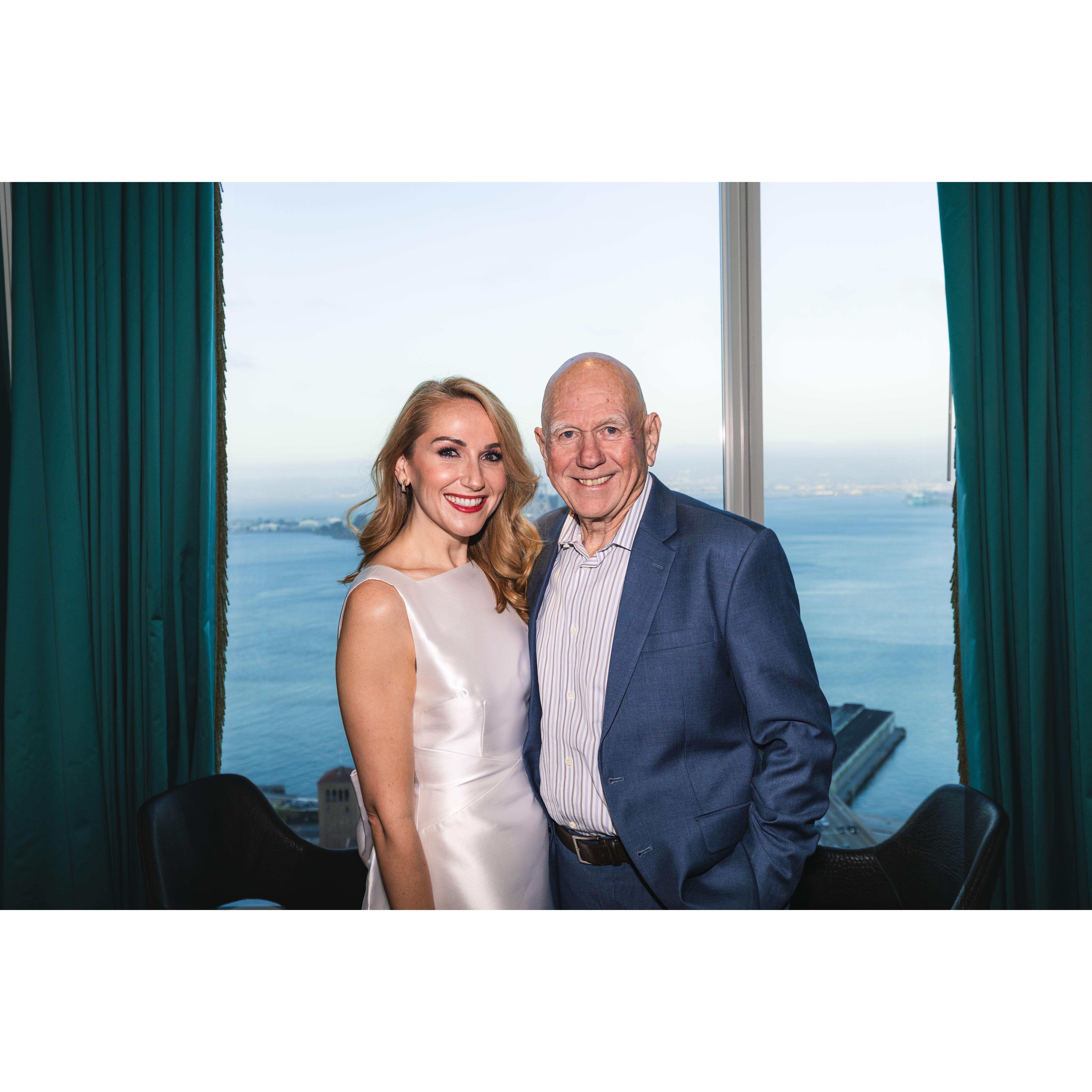 Amanda with her Father George