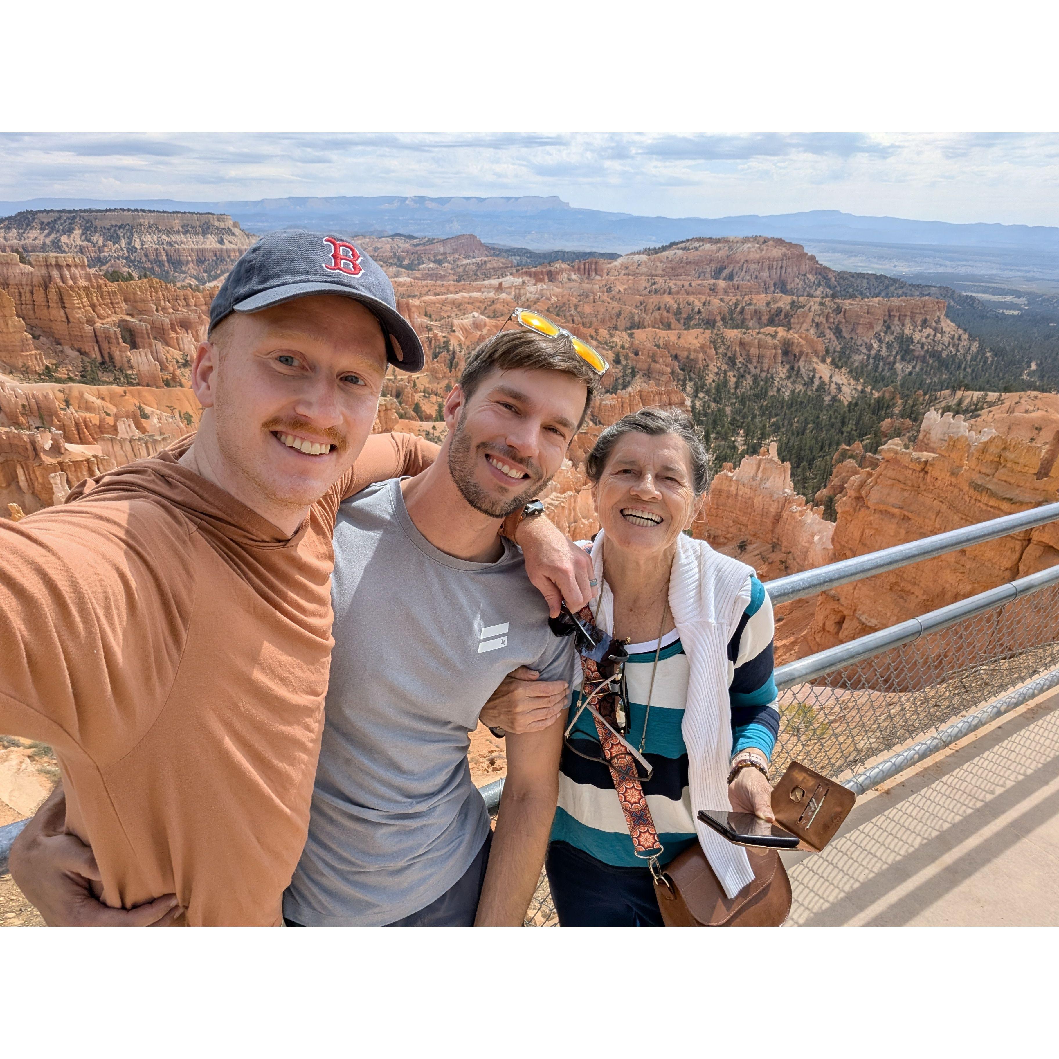 Bryce National Park with Pedro's Mom