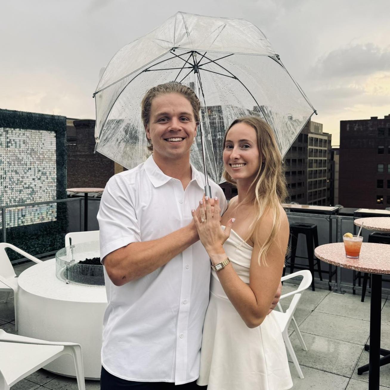 Celebrated our engagement with family & friends