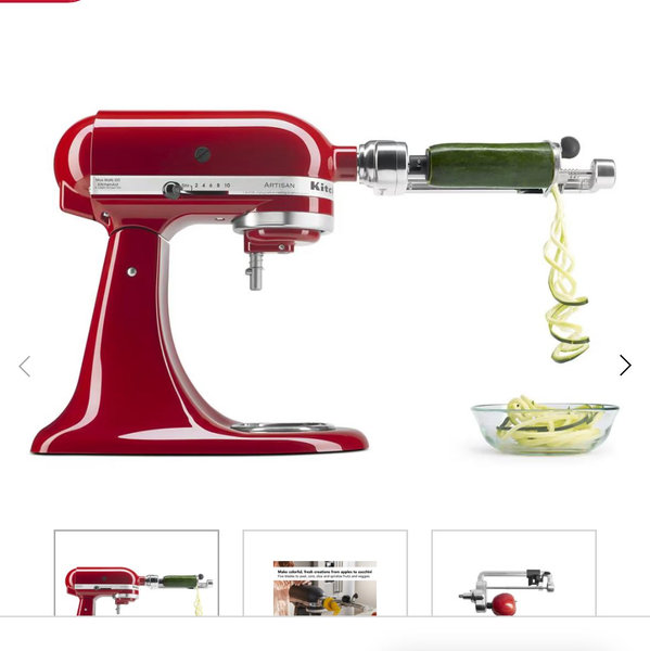 5 Blade Spiralizer with Peel, Core and Slice