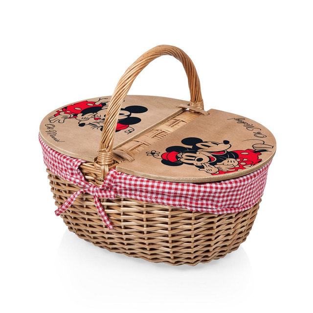 Disney Mickey Minnie Mouse Country Picnic Basket