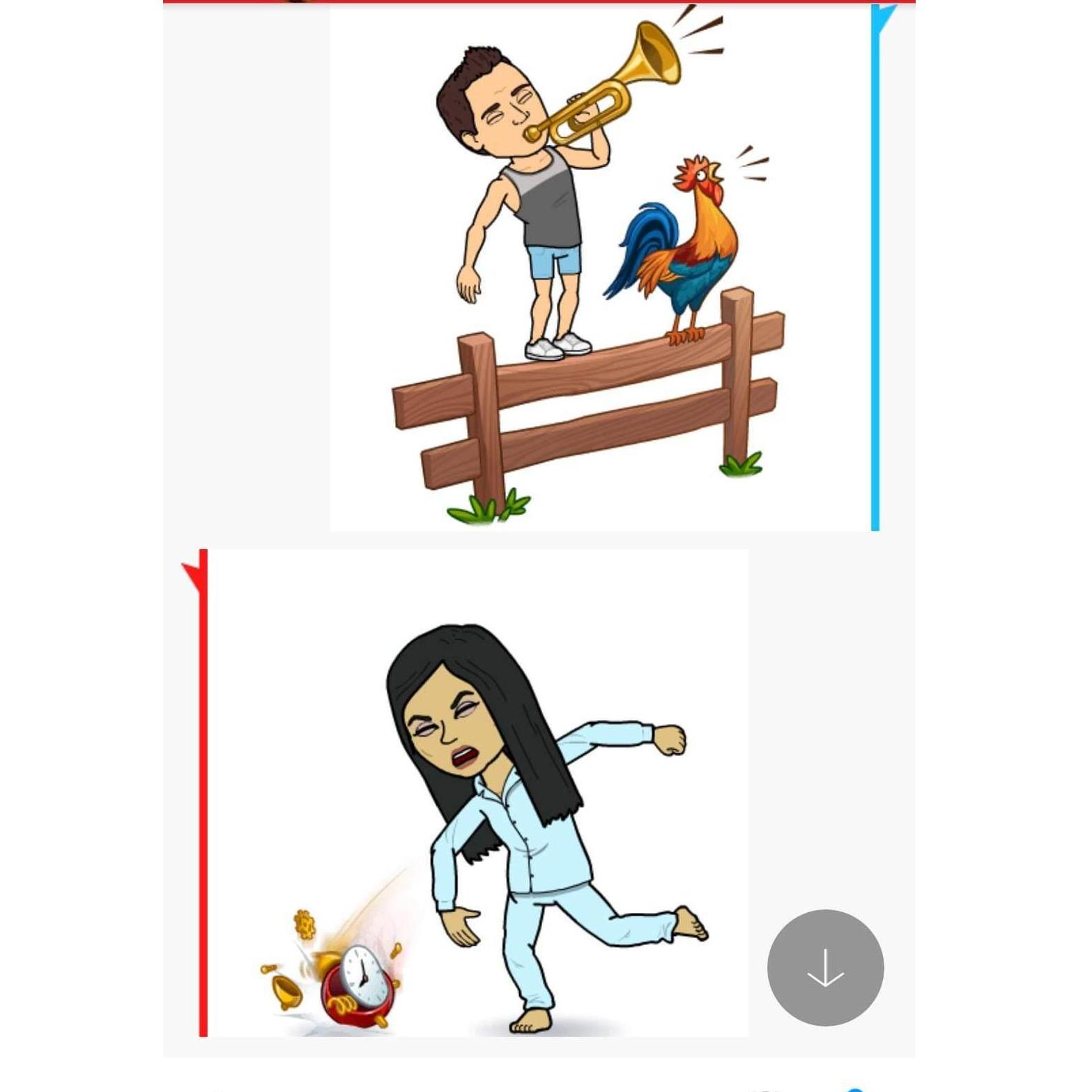 How Colt wakes up versus Nancy