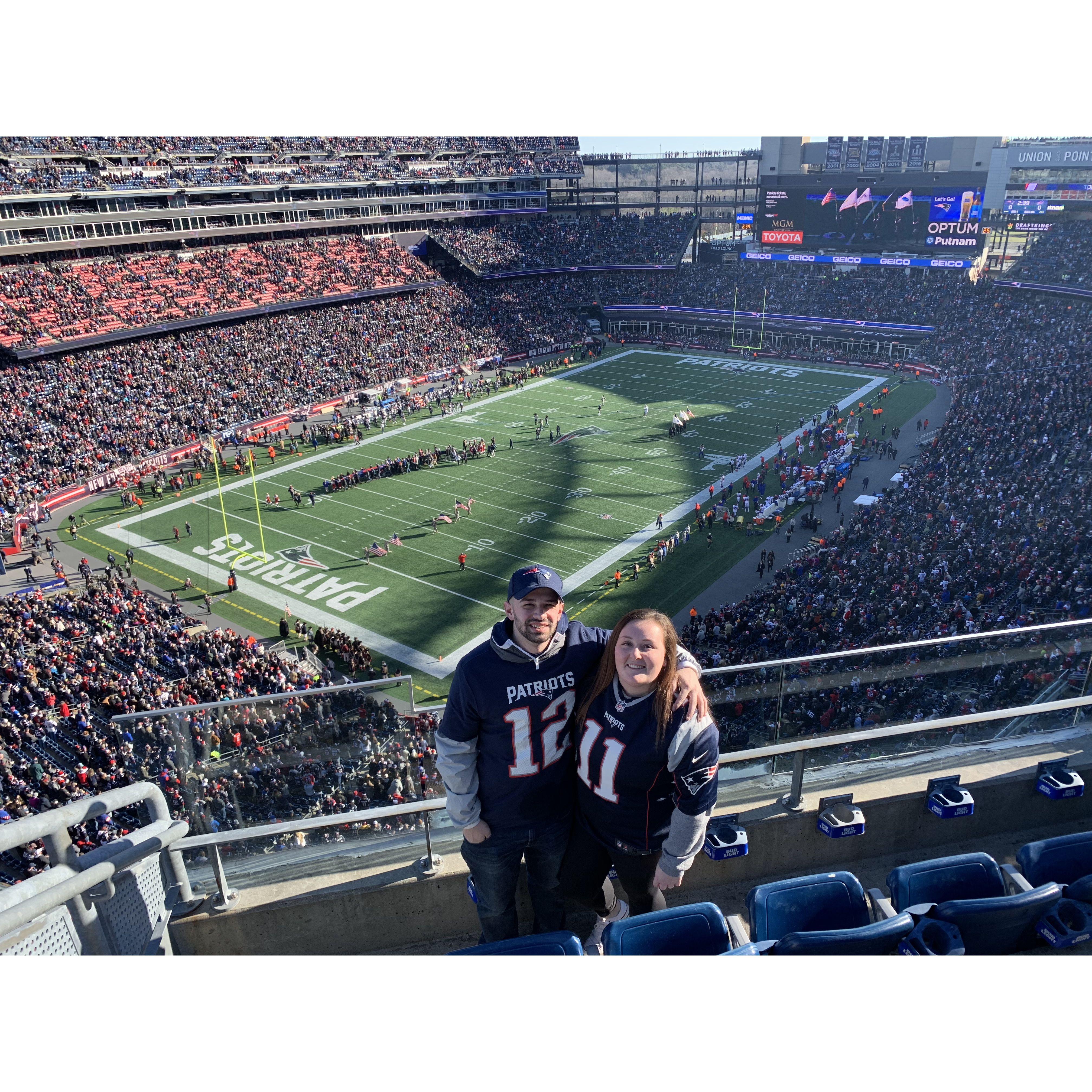 First Pats Game together!
