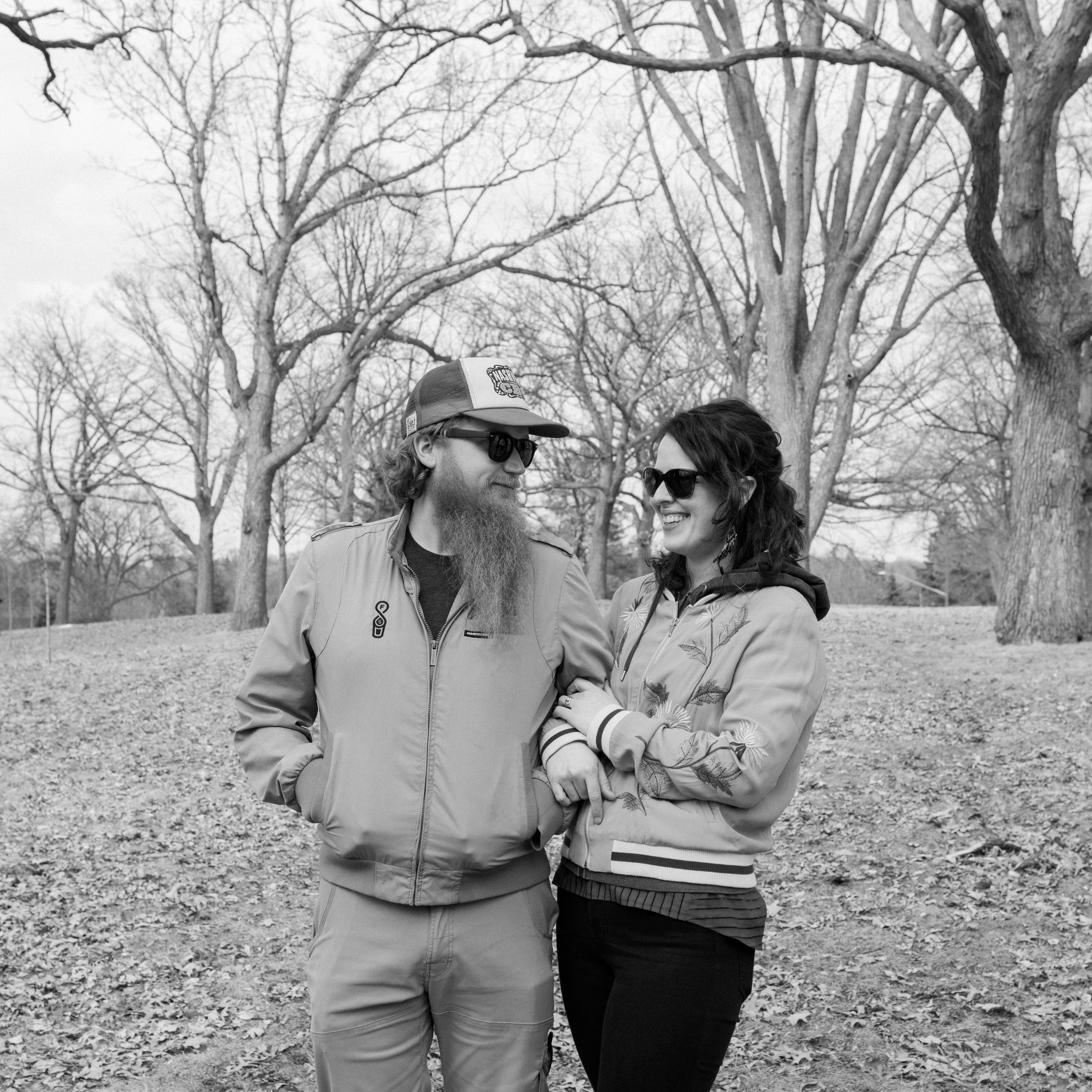 In Deming Heights Park, near our new home.