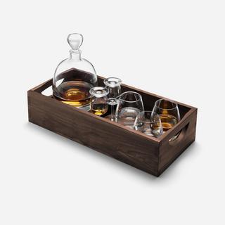 Whiskey Islay Connoisseur Set & Walnut Tray