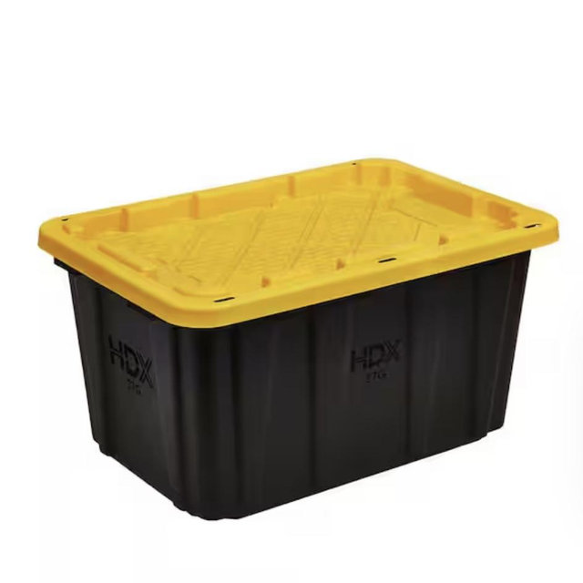 hdx storage containers 27 gal