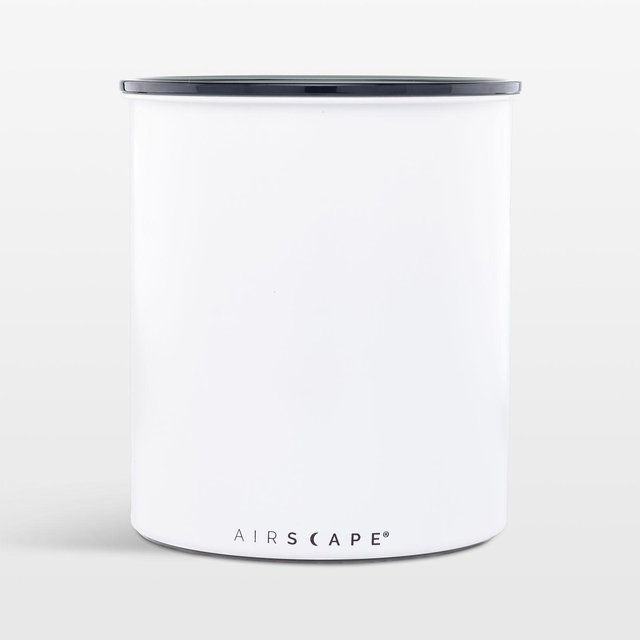 Airscape 160-oz. Matte White Coffee Canister