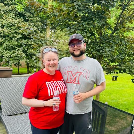 We also celebrated his cousin's sendoff to Miami for his freshman year.