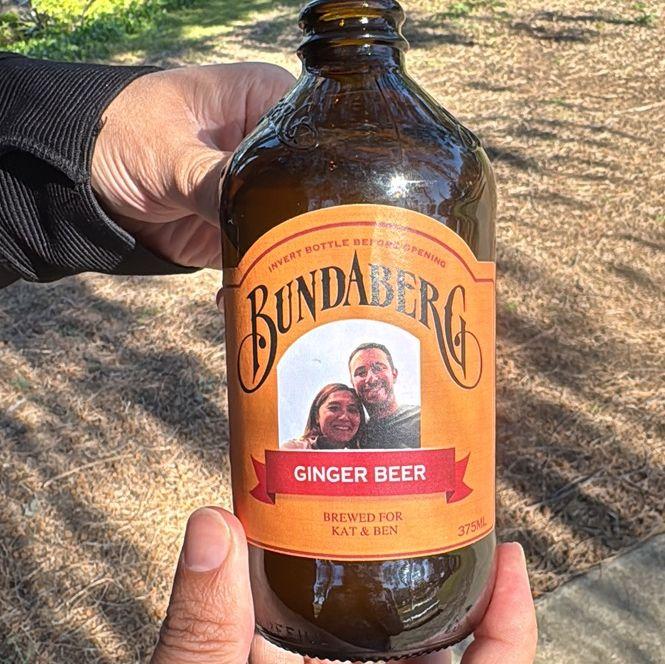Creating our own label at the Bundaberg Barrel