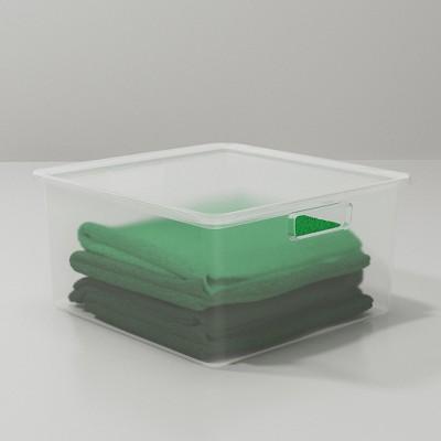 Half Plastic Sweater Bin Clear - Made By Design&#153;
