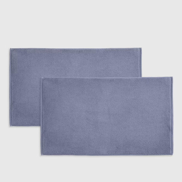 Turkish Cotton Bath Mat Bundle in Mineral