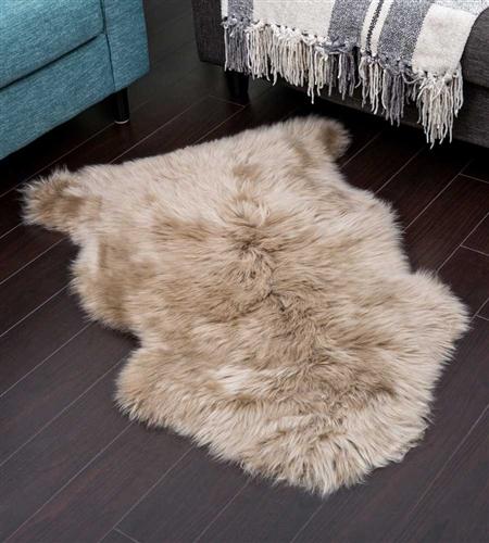 Taupe Sheepskin Rug - Sheepskin Shop