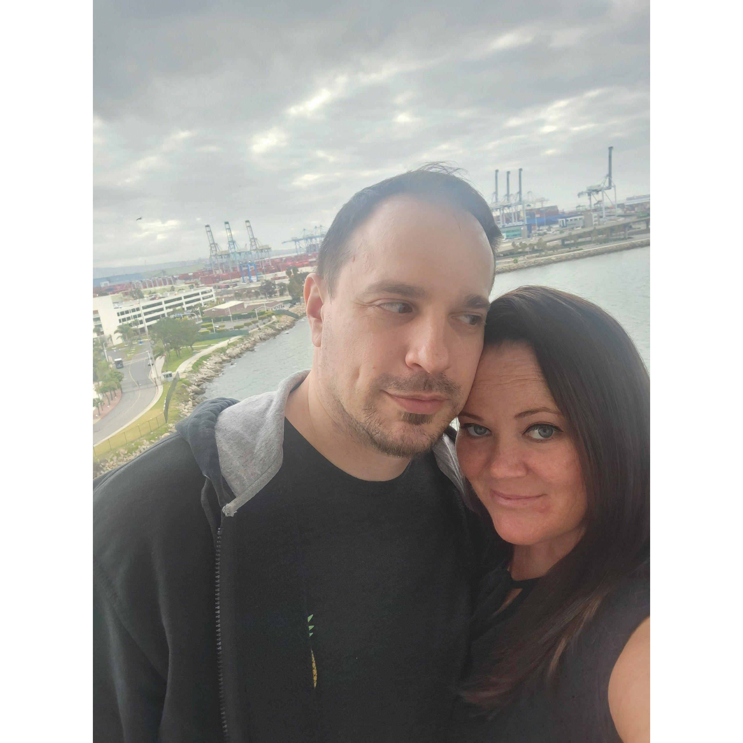 On our first cruise together - Feb 2023