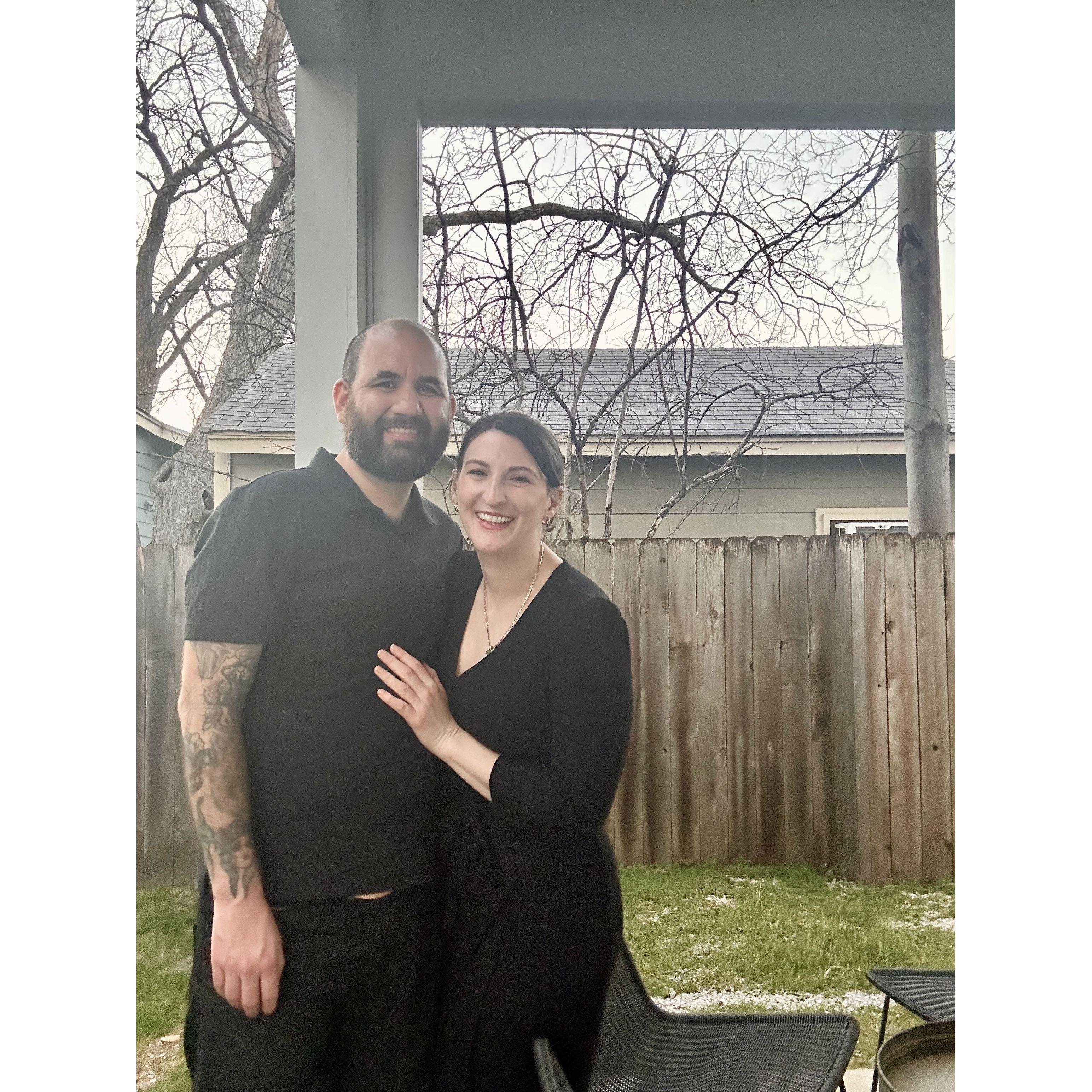 Our first anniversary!