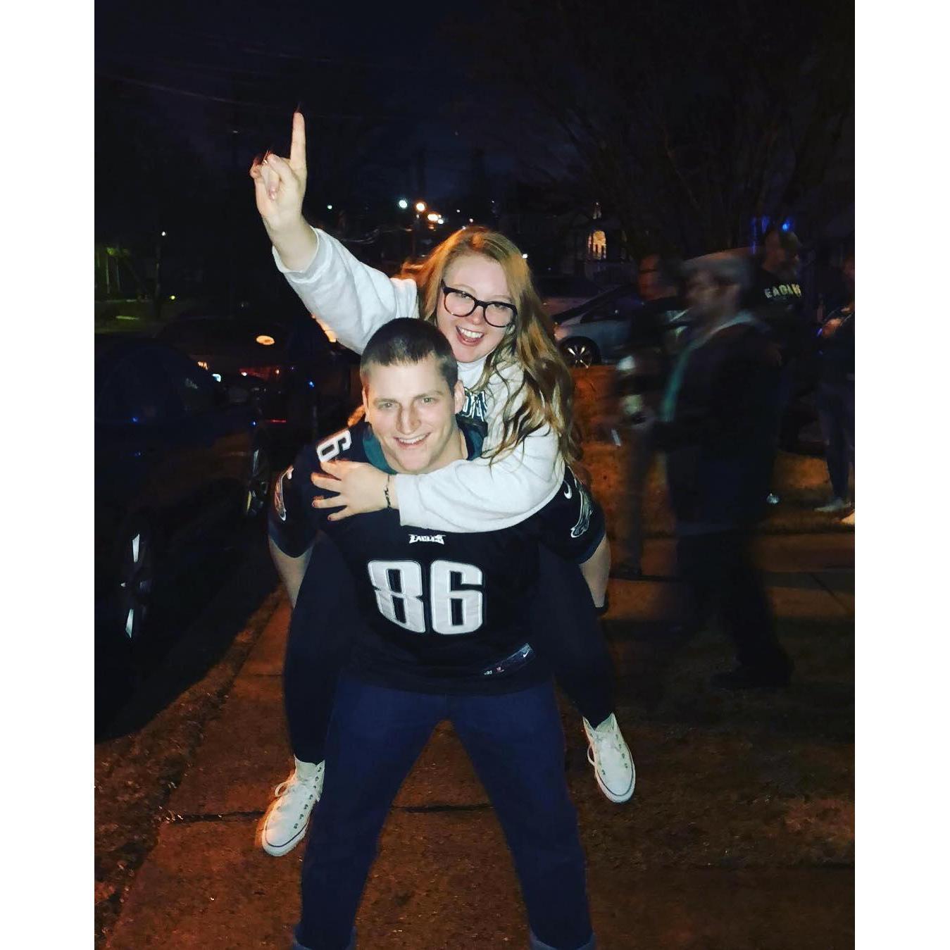When the Eagles won the Superbowl