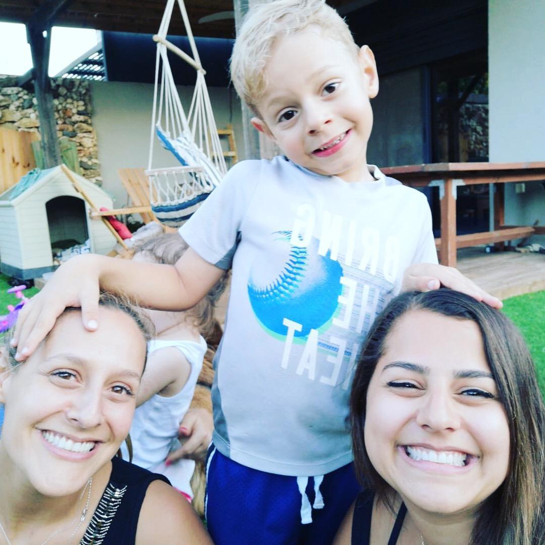 Maayan and Ben, Yaara's sister and nephew