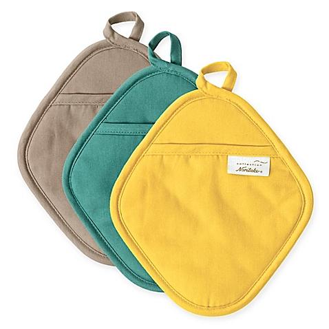 Noritake® Colorwave Silicone Pot Mit in Mustard