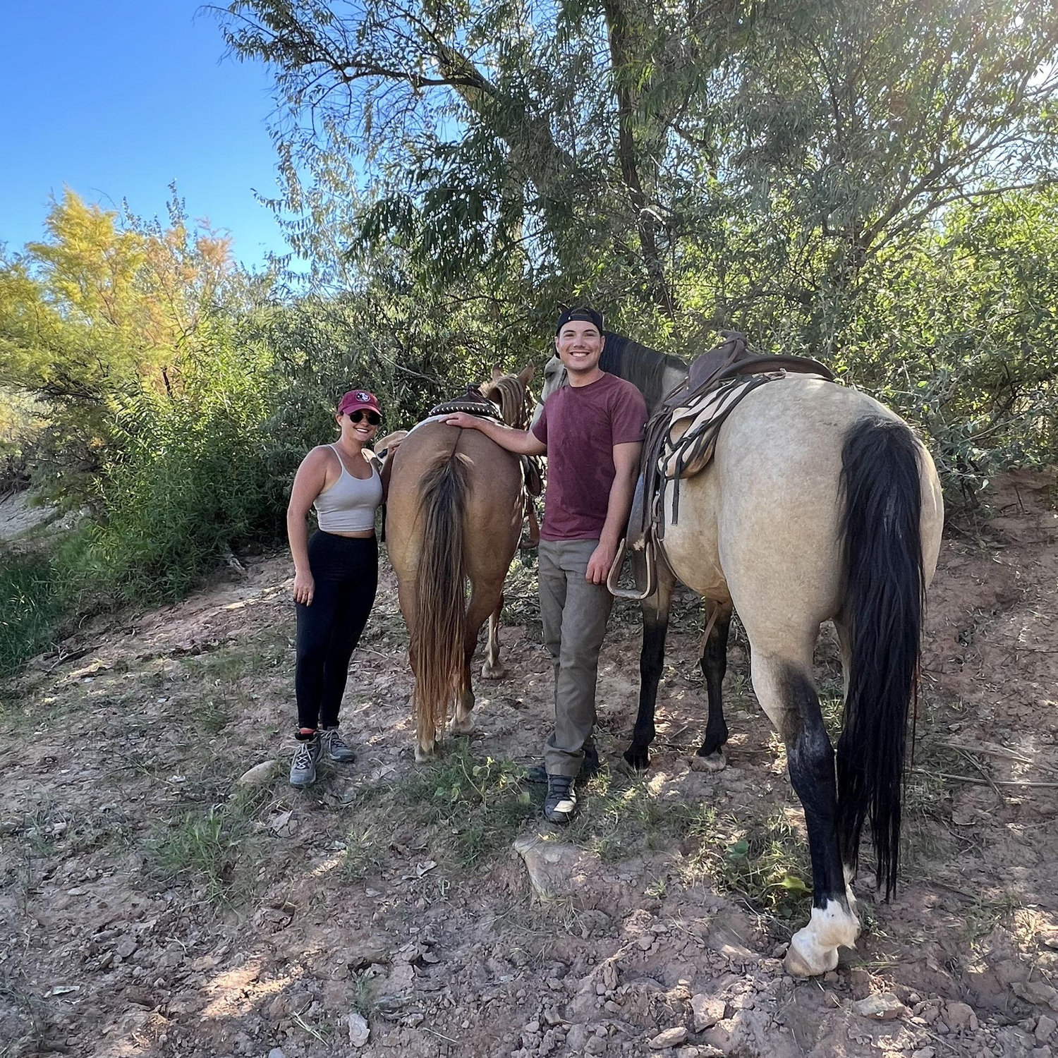 Exploring the Utah landscape on horseback