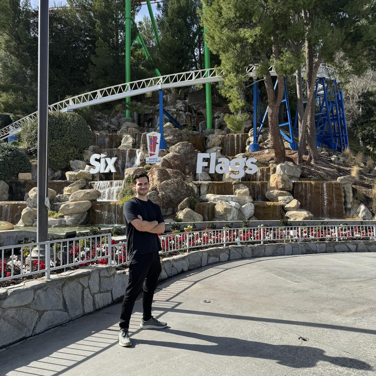 Jason’s first time at Six Flags!