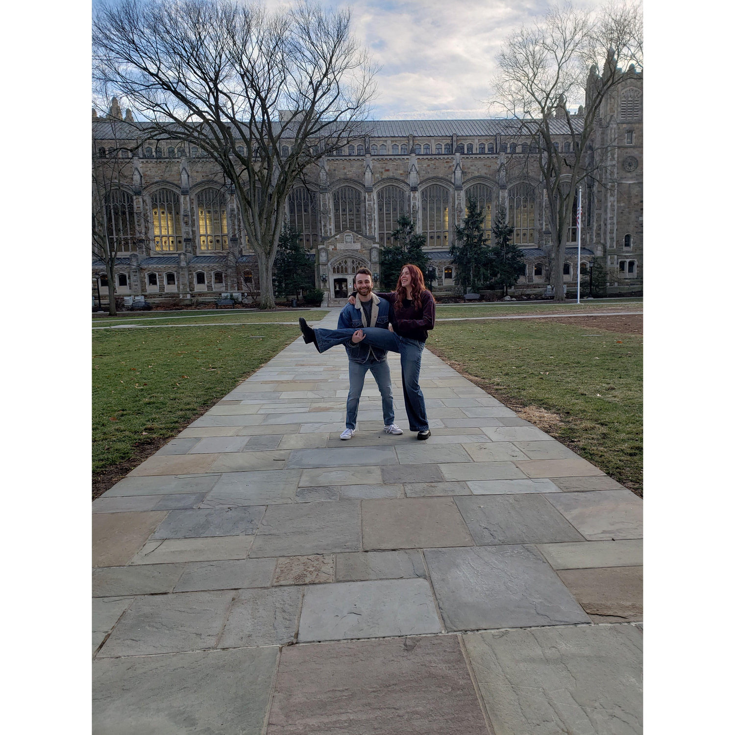 Where we first met at UofM- go blue!