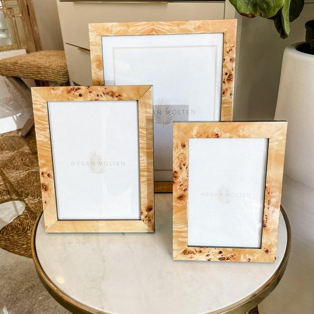 Burl Italian Wood Frame
