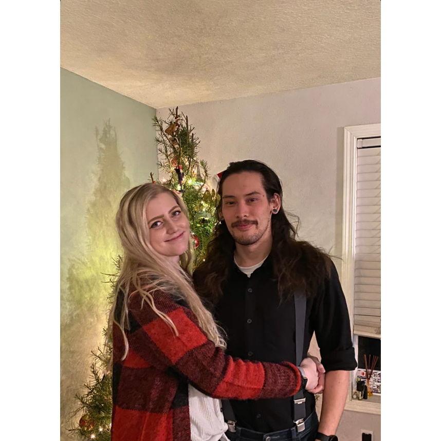 Our first Christmas together.