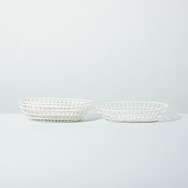 Wire BBQ Serve Basket Cream - Hearth & Hand™ with Magnolia