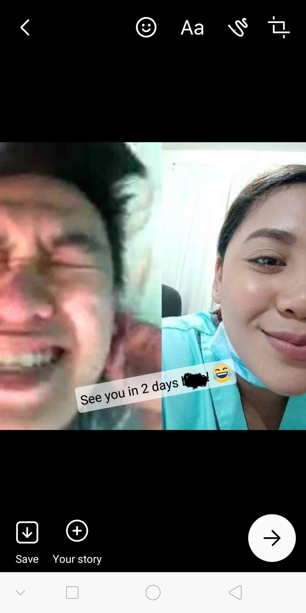 The hardest part of our relationship (long distance relationship). Mikael went back to America for almost 2 years.