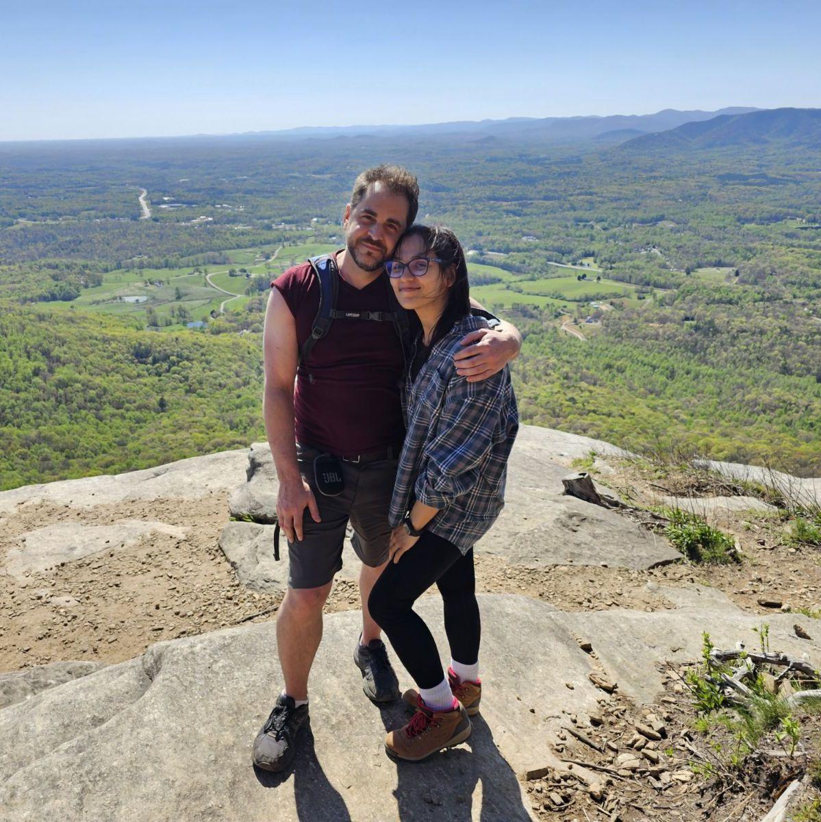 our first hike together mt yonah - april 2024