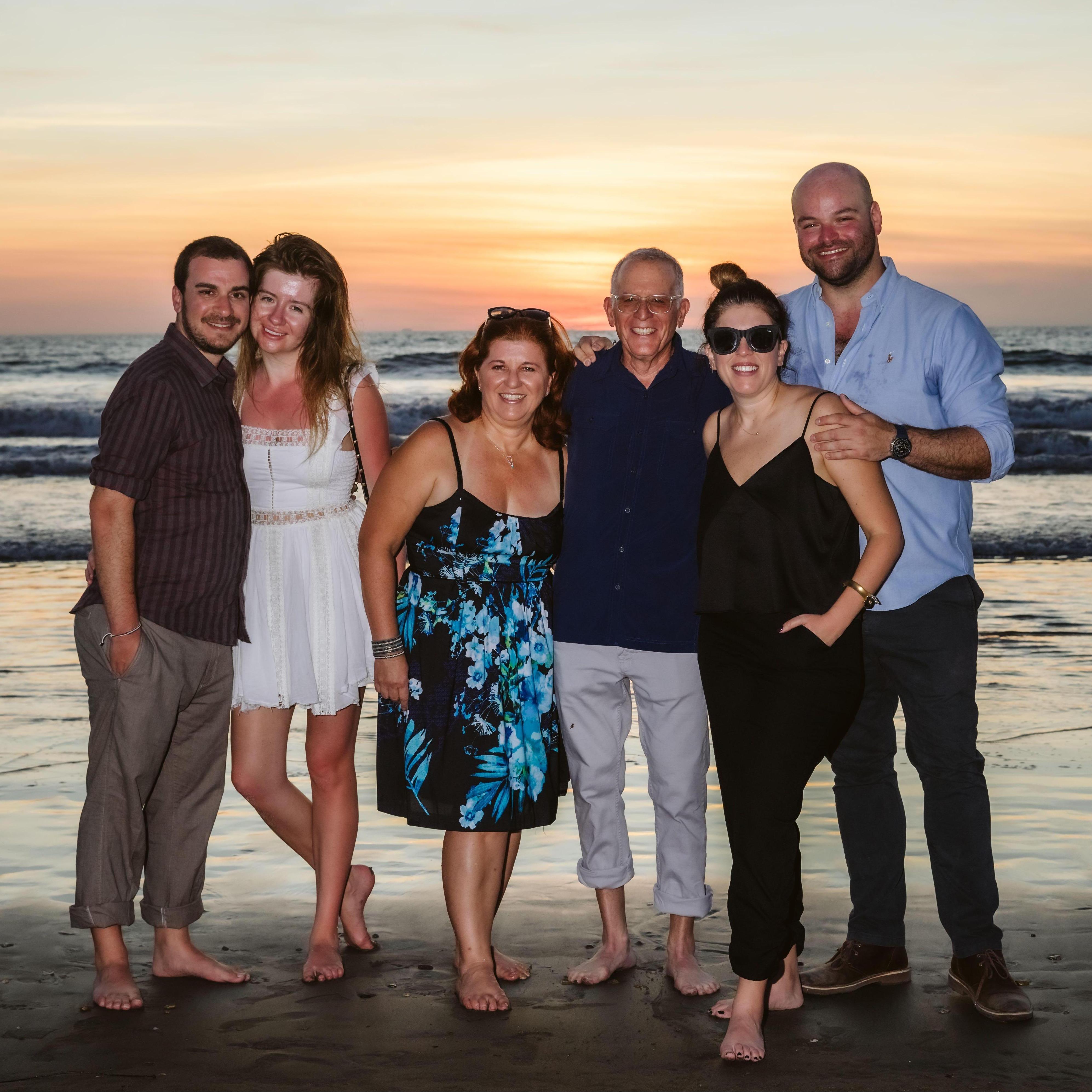 In Puerto Vallarta, Mexico with Adrienne's family to celebrate her Aunt and Uncle renewing their vows.