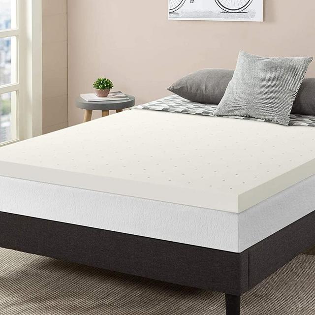 Best Price Mattress 3 Inch Ventilated Memory Foam Topper Mattress Pad, CertiPUR-US Certified, Queen