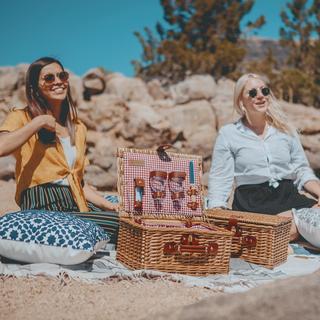 Classic Wine And Cheese Basket