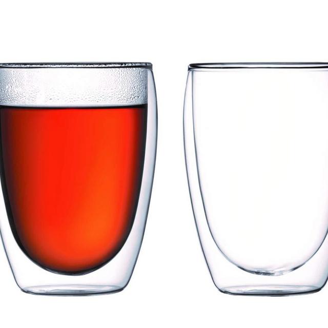 Bodum Pavina Glass, Double-Wall Insulate Glass, Clear, 12 Ounces Each (Set of 2)