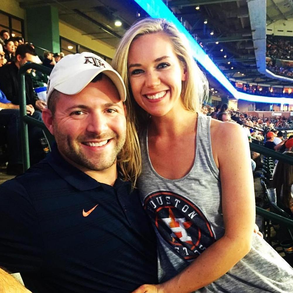 Our first Astros game together!  One of many! (April 2016)