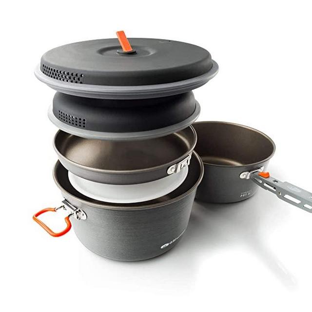 GSI Outdoors - Pinnacle Base Camper, Camping Cook Set, Superior Backcountry Cookware Since 1985