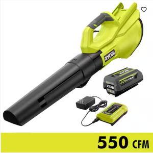 40V 120 MPH 550CFM Cordless Battery Leaf Blower