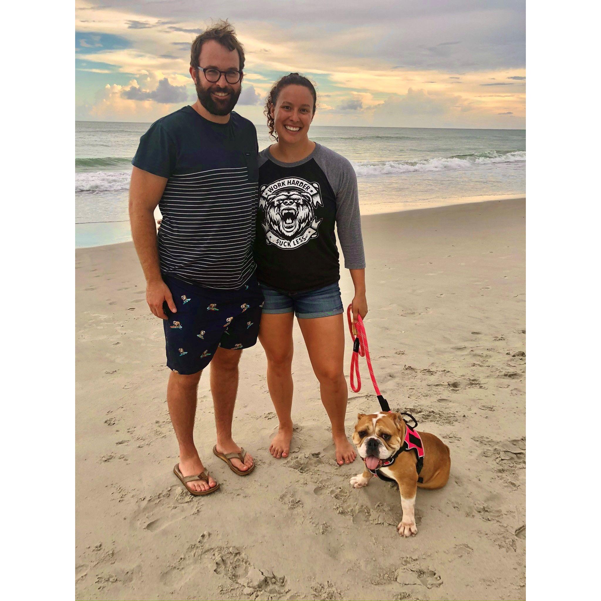 Our first rescue dog, Tuna.