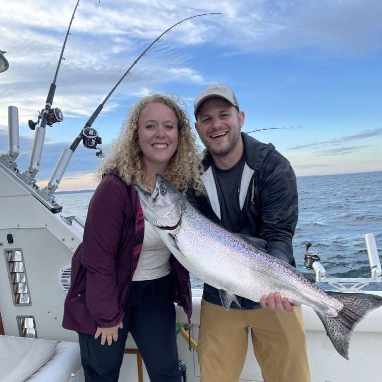 2022 - Charter fishing in Port Washington, Wisconsin