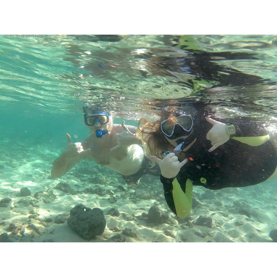 Snorkling in Kauai