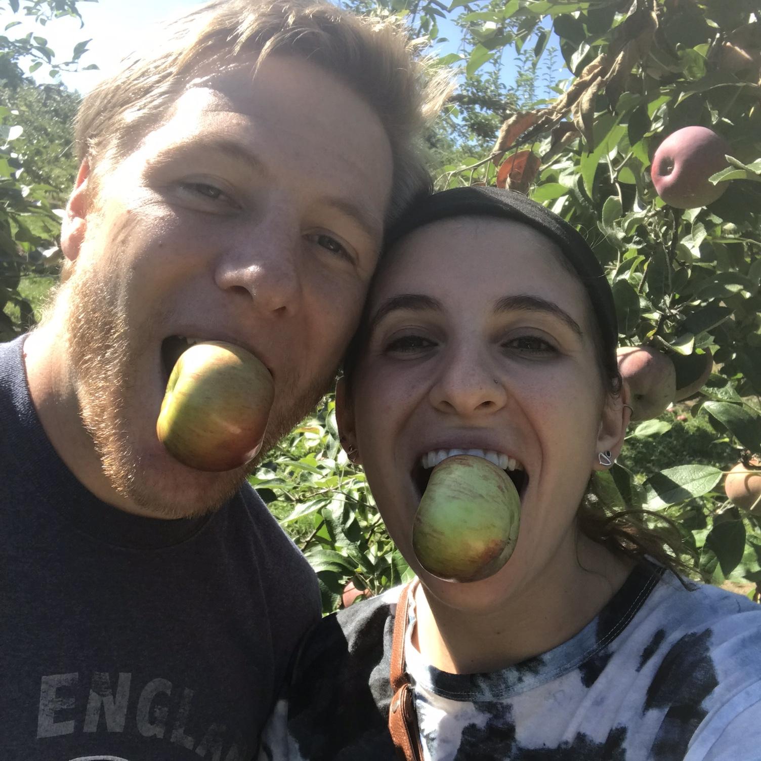 Apple picking is a must for us every year