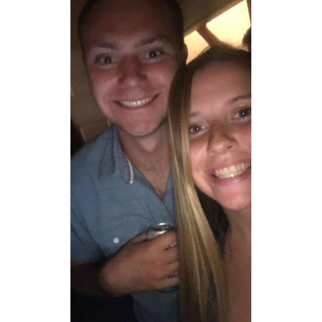 First photo together! 8/25/17
