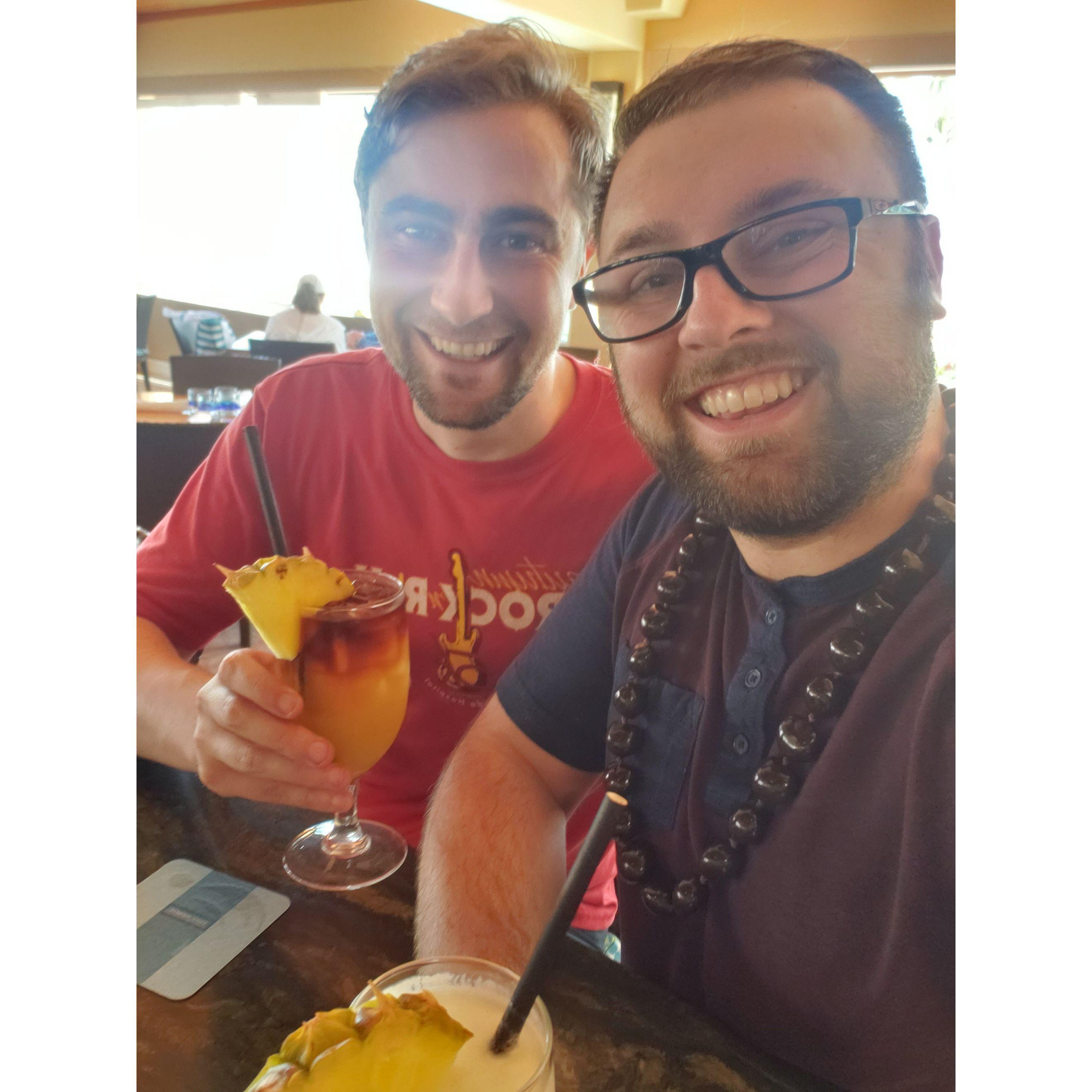 First cocktail in Maui, that was an amazing trip!