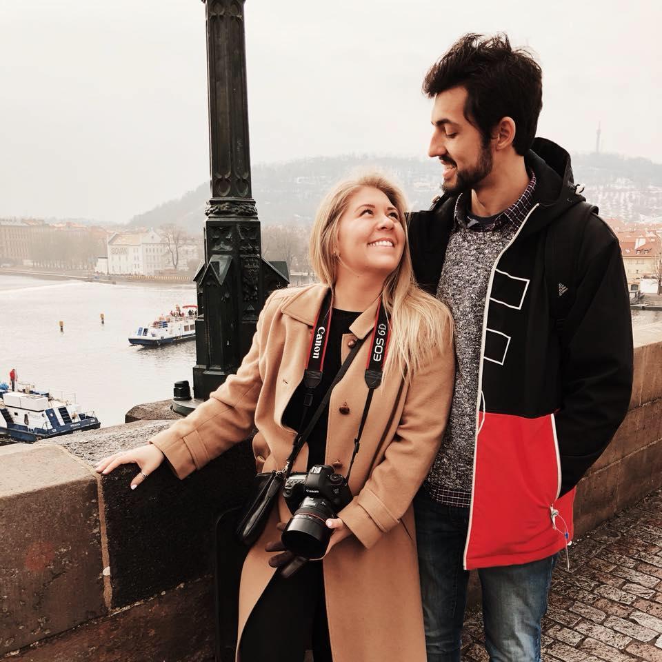 March, 2018 - Prague! When Stephanie surprised Collin during his study abroad!