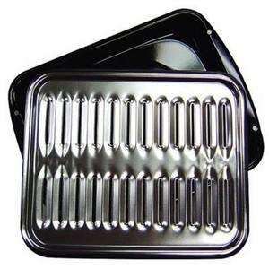 Product description page - Range Kleen Broiler Pan - Black/ Chrome