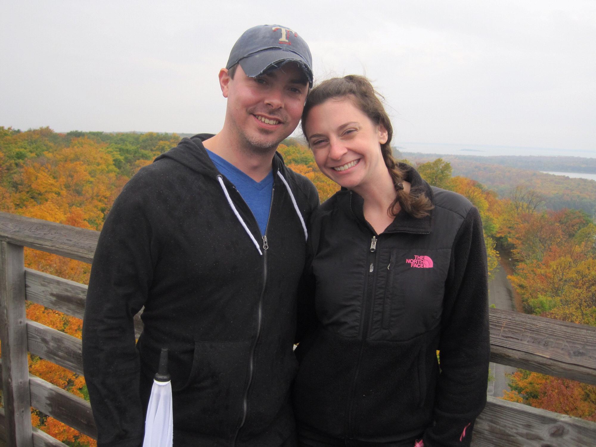 First trip together to Door County. During this trip Marc and Megan said they loved each other.