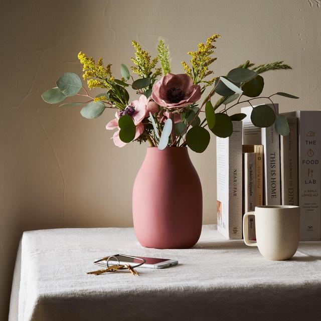 Matte Porcelain Vase in Pine