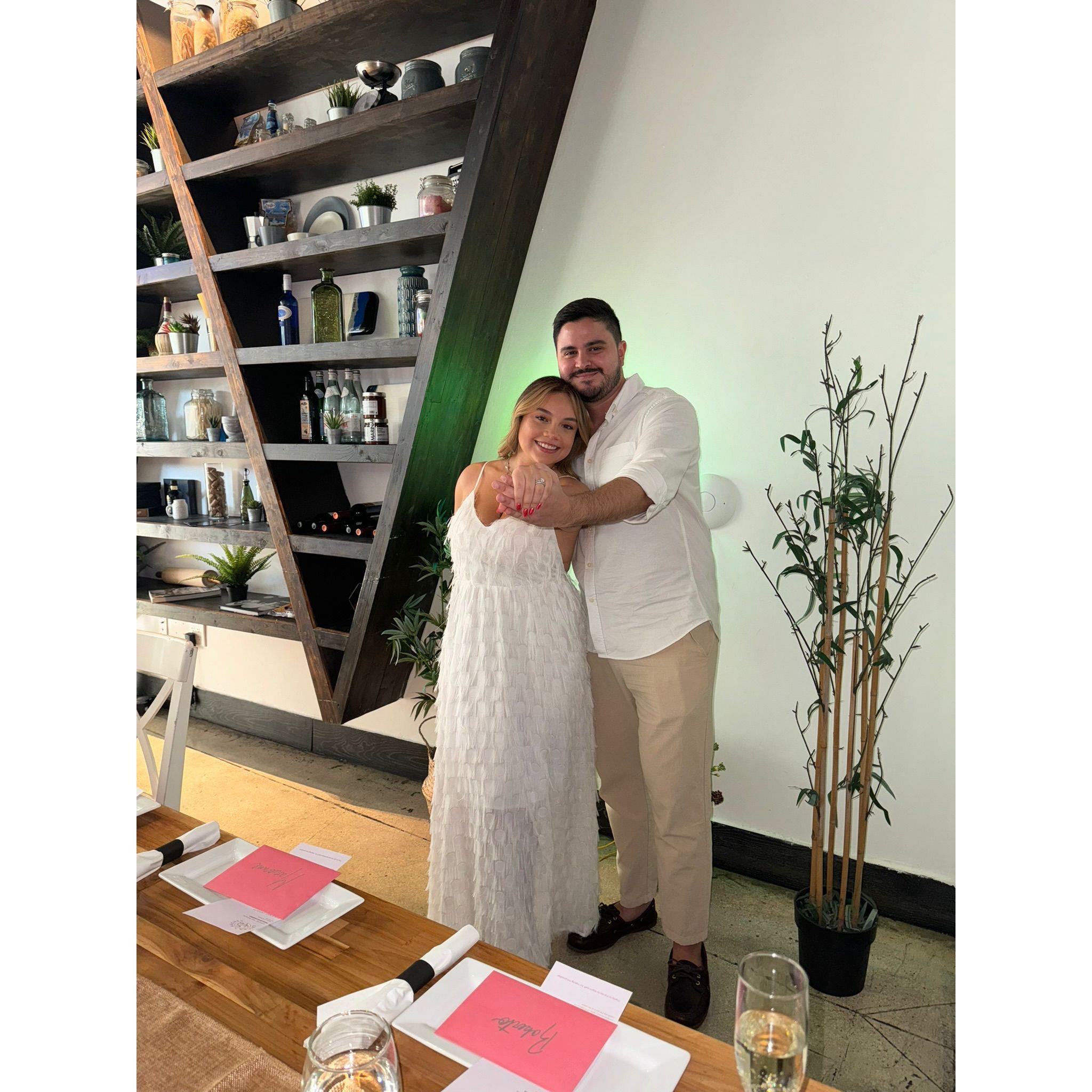 Our engagement party !